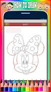 How to Draw Mickey Mouse Easy Step स्क्रीनशॉट 1