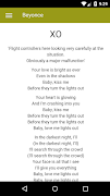 Beyonce Lyrics скриншот 3