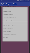 Python Beginners Guide ภาพหน้าจอ 3