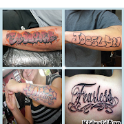 پوستر Tatto Lettering Design