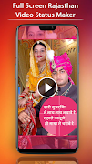 FullScreen Rajasthani Video Status Maker - 30 Sec স্ক্রিনশট 1