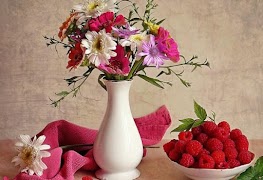 beautiful vase of flowers 스크린샷 7