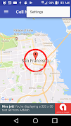 My location Cell Network capture d'écran 3