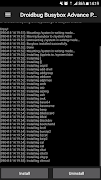 Droidbug BusyBox Advance FREE Ekran Görüntüsü 1