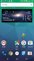 Galaxy Weather & Clock Widget gönderen