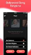 Bollywood Songs Ringtones : Hindi Ringtone 2019 captura de pantalla 4