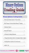 Binary Options Trading Guide Poster