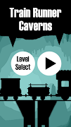 Train Runner Caverns Poster