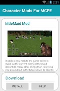 Character Mods For MCPE تصوير الشاشة 2