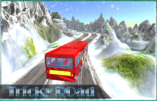 Snow Hill Bus Drive 3D plakat