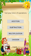 Maths operations for kids পোস্টার