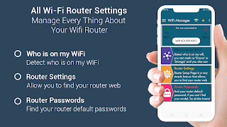 WiFi setting : Router manager & Who is on my WiFi-poster