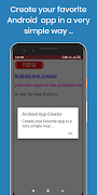 Android App Creator 스크린샷 1