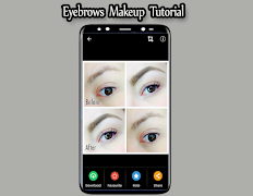 Eyebrows Makeup Tutorial Ekran Görüntüsü 2