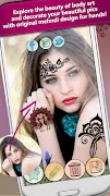 Mehndi Design Camera Editor screenshot 2
