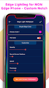 Edge Lighting for NON Edge Phone - Custom Notch ảnh chụp màn hình 1