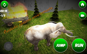 Big Elephant Simulator تصوير الشاشة 1