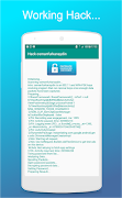 Facehack Password Hack (Prank App) اسکرین شاٹ 1
