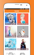 Poster How to Draw Frozen Characters