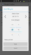 Weight Tracker New اسکرین شاٹ 4