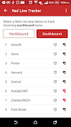 MBTA Red Line Tracker screenshot 2