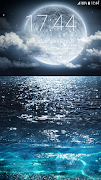 Moonlight Pattern Lock Screen Poster