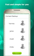 Contact Backup स्क्रीनशॉट 1