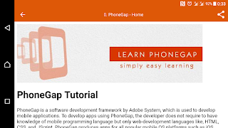 PhoneGap Tutorial تصوير الشاشة 4