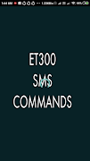 ET300 SMS COMMANDS poster