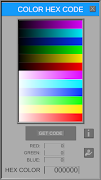 Color Code Hex الملصق