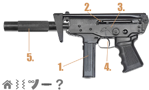 5 Schermata Submachine gun simulator