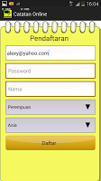 Catatan Online screenshot 3