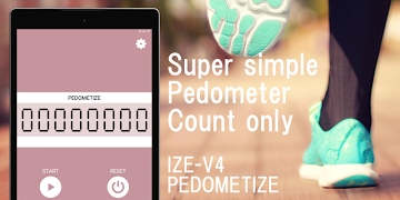 PEDOMETIZE-カウントのみ超シンプルな無料「歩数計」 captura de pantalla 6