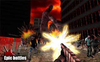 Zombie War - Dead city screenshot 1