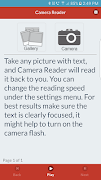 Camera Reader Free captura de pantalla 1