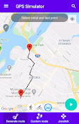 FAKE GPS Simulator Free poster