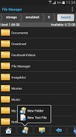 برنامه‌نما File Manager For Android عکس از صفحه