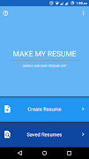 Make My Resume Cartaz