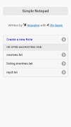 (No-Ad) Simple Notepad скриншот 1