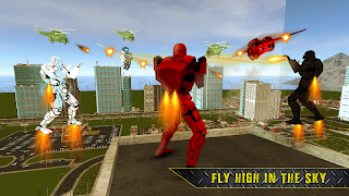 Flying Robot Bike Simulator syot layar 7