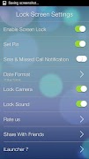 برنامه‌نما Lock Screen ilauncher 7 OS 9 عکس از صفحه