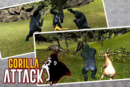 gorilla Attack Simulator 3D スクリーンショット 2