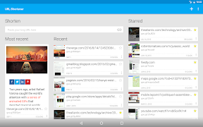 برنامه‌نما URL Shortener عکس از صفحه
