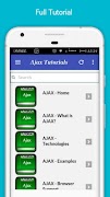 Tutorials for Ajax Offline تصوير الشاشة 1