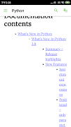 Python 3.8.5 Documentation 截图 2