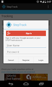 StepTrack GPS Online Tracking plakat