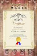 Certificate Maker capture d'écran 1