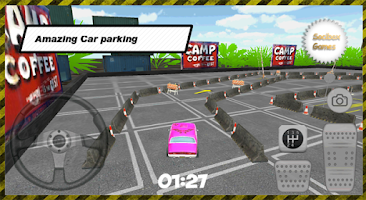 Extreme Pink Car Parking poster