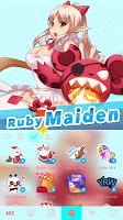 برنامه‌نما Ruby Maiden Keyboard Theme عکس از صفحه