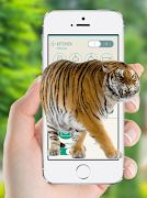 Tiger attack on screen prank स्क्रीनशॉट 1